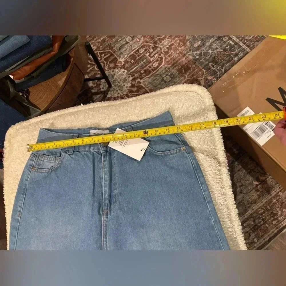 NWT Chipre High Rise Mom Barrel Jeans 27/4 crop - Picture 5 of 8